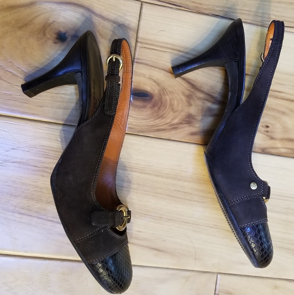 Cole Haan round toe heels